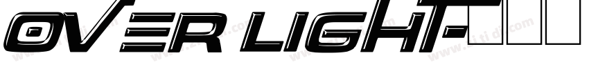 Over Light字体转换